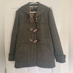 Barbour women’s wool jacket, multi tone grey. US size 12
